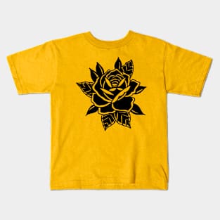 Black rose Kids T-Shirt